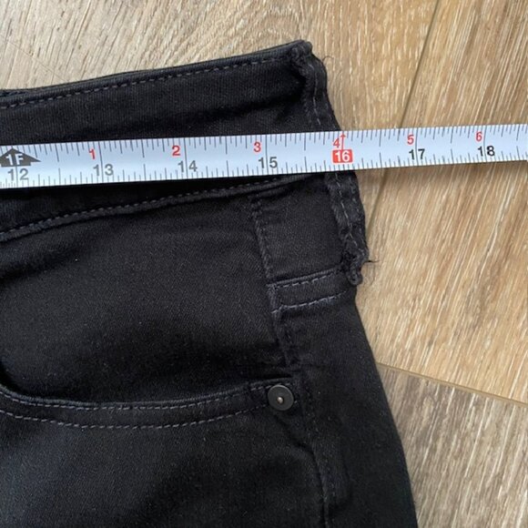 Madewell Women’s Curvy High-Rise Skinny Jeans Size 31 Black Wash Stretch Denim - Picture 5 of 12